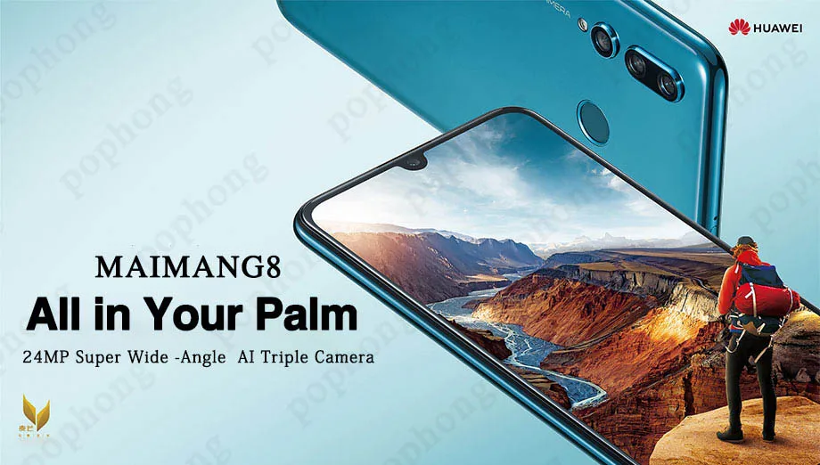 Смартфон huawei Maimang 8, 6,21 дюймов, 6 ГБ, 128 ГБ, Kirin 710, четыре ядра, 2340x1080, Android 9,0, отпечаток пальца