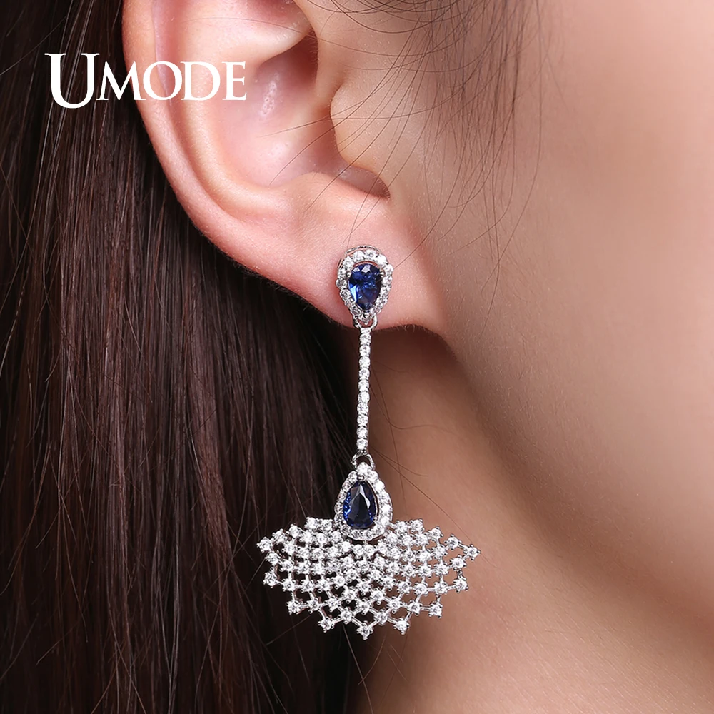 Женские серьги подвески с фианитами ААА +|earrings for|earrings for women weddingdropping earrings |
