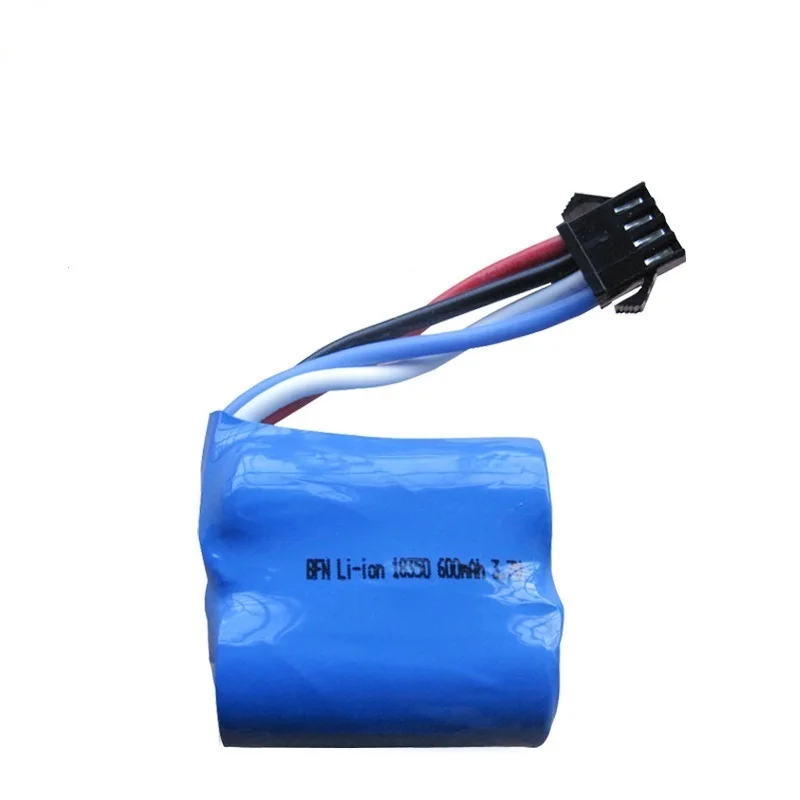 

3.7v 600mAH 18350 15c Lipo Battery For UDI001 UDI 001 RC Boat genuine momentum of cylindrical 7.4v ( 3.7v*2 )lipo battery