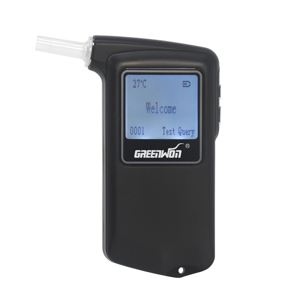 Высокоточный Профессиональный полицейский цифровой алкотестер GREENWON AT868F