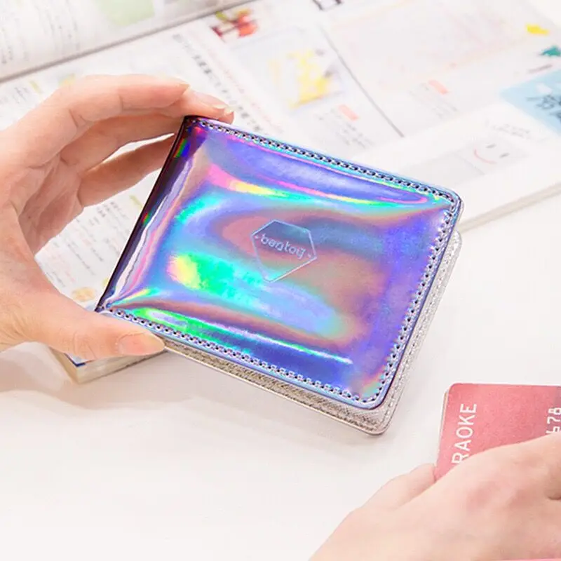 Женский кошелек клатч из ПУ кожи с голограммой|business card holder|card holdercard holder business |