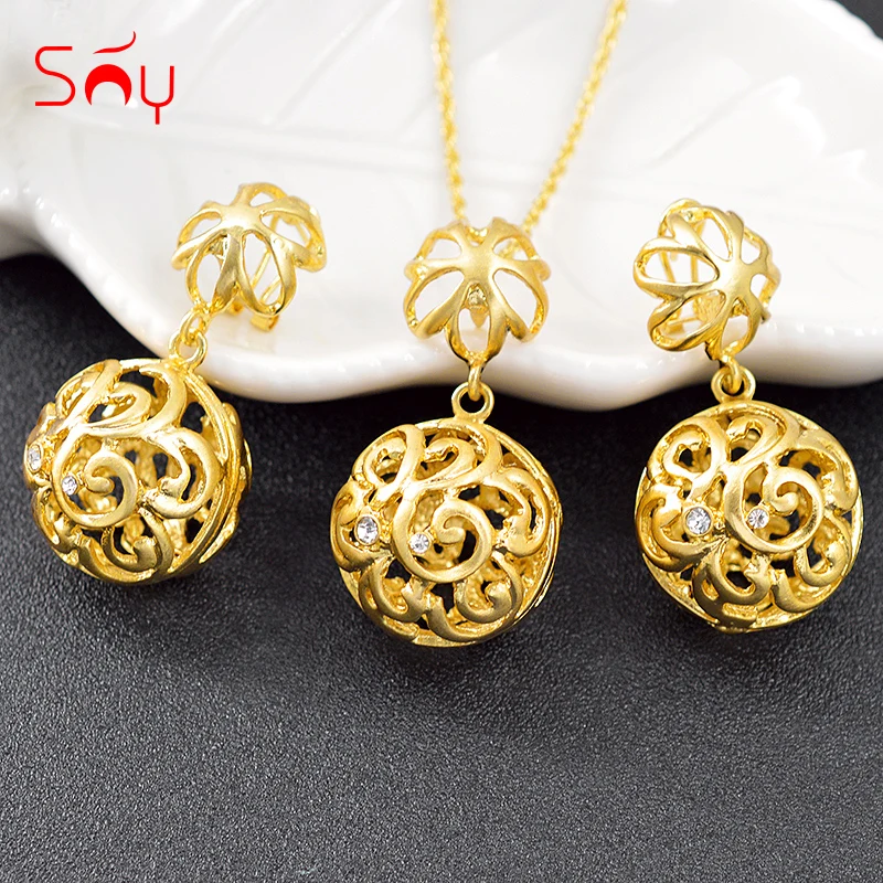 Комплект ювелирных изделий Sunny Jewelry для женщин ожерелье серьги кулон