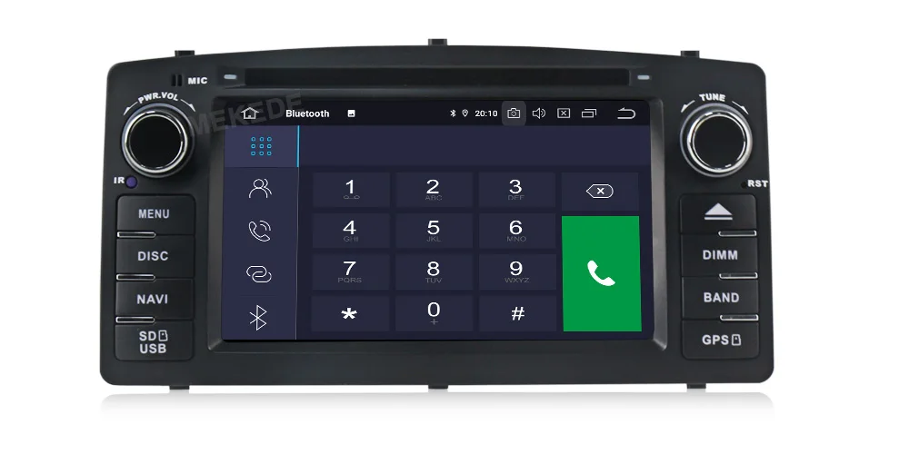 MEKEDE DSP 2G ram 16G rom Android 9,0 четырехъядерный автомобильный аудио dvd плеер gps для BYD F3 Toyota Corolla E120 2003-2006
