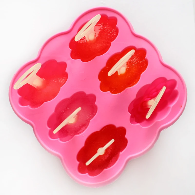 Николь силиконовая форма для изготовления мороженого 6 полости желе пудинг делая