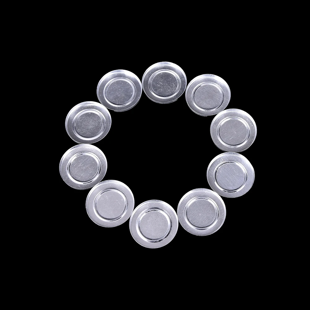 10Pcs 26.5mm Empty Aluminum Cases DIY Cosmetic Pans For Eyeshadow Makeup Tool Fashion Container Palette Case | Красота и здоровье