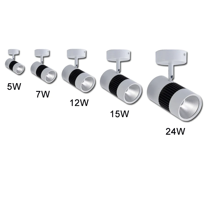 Светодиодные Настенные светильники 3W5W7W12W15W24W AC90 260V белые потолочные для спальни