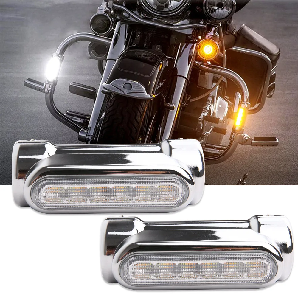 Аксессуары для мотоциклов Highway Bar Switchback дальнего света Белый Янтарный светодиод