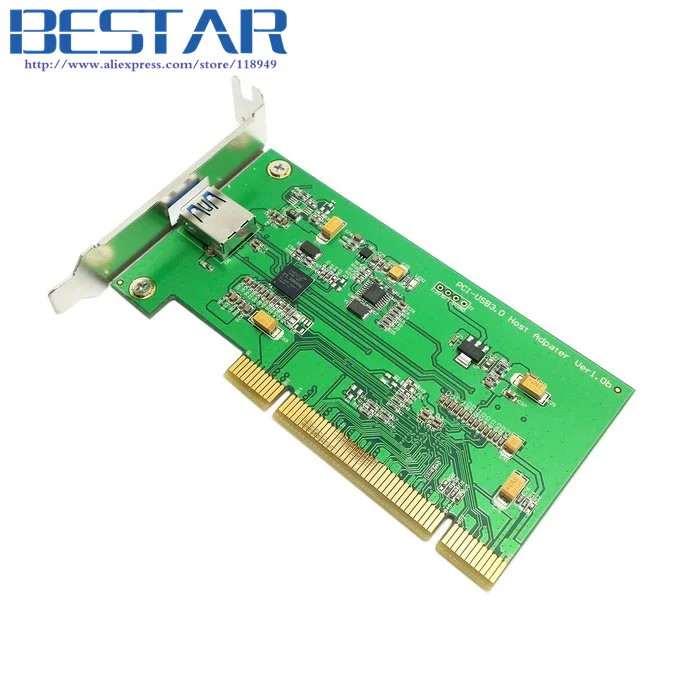 Однопортовый Суперскоростной интерфейс USB 3 0 PCI 16x 32x для ПК с низкопрофильным