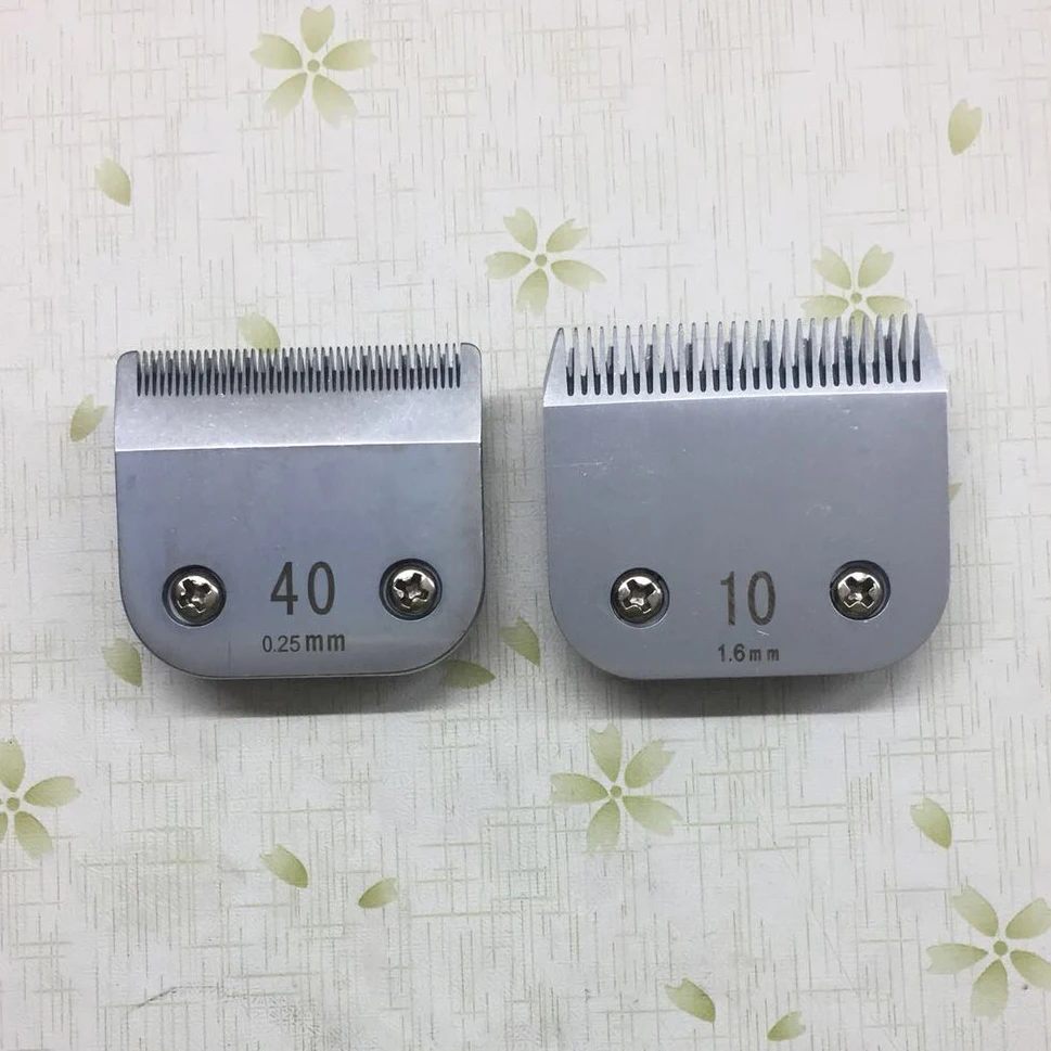 5 шт./лот 10# или 40# Sirreepet pet триммер лезвие подходит andis clipper