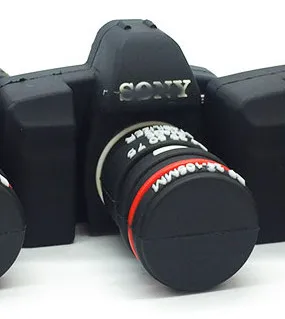 Флеш-накопитель 16 ГБ, usb флеш-накопитель 2,0, 4 ГБ, 8 ГБ, 16 ГБ, 32 ГБ, 64 ГБ, 128 ГБ, usb флеш-накопитель 128 ГБ, мультяшная зеркальная камера, карта памяти usb - Цвет: S