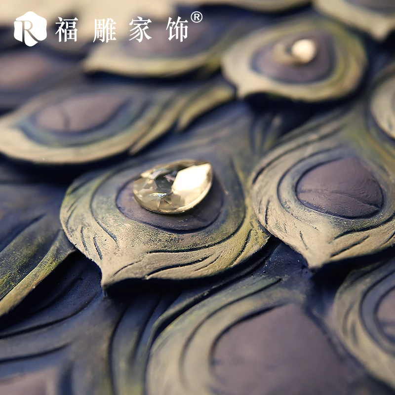 Fuzhou резная вертикальная версия рельефной картины для крыльца ручная роспись