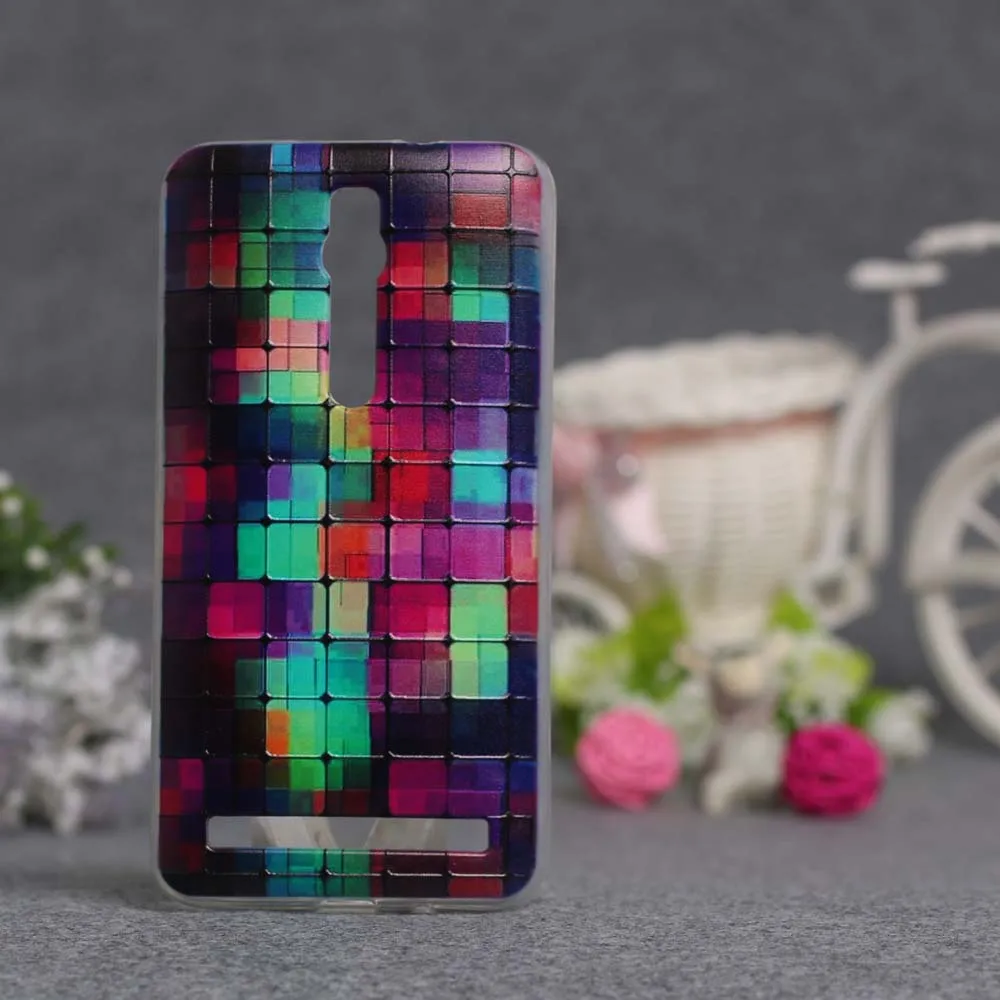 Новый 3D рельефный печатный тпу гелевый чехол для Asus Zenfone 2 ZE550ML ZE551ML / (5 5 дюйма)