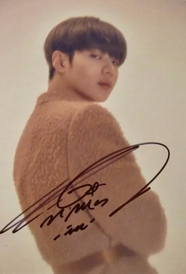 Подпись SHINEE Lee Taemin фото с автографом MOVE ing 6 дюймов Бесплатная доставка 5 версий