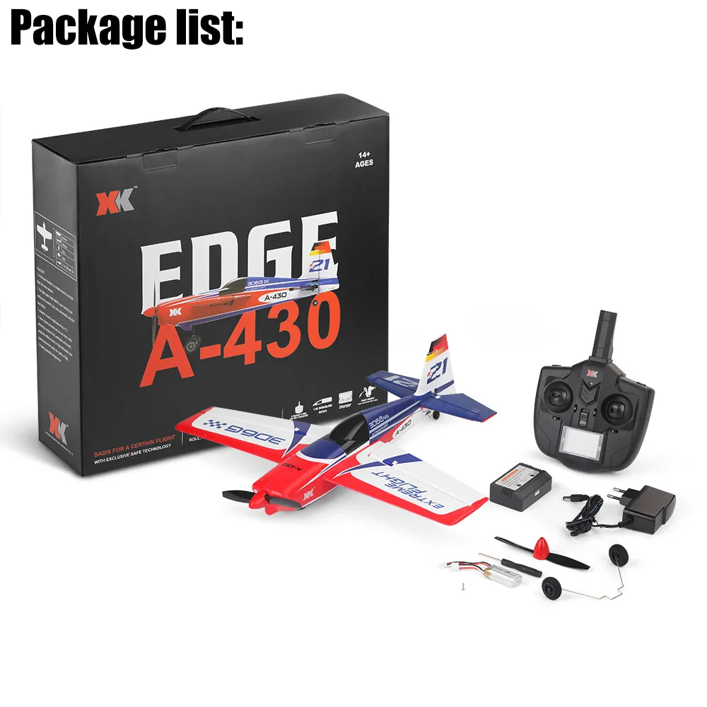 

2019 Brand New X4 Transmitter RC Plane 2.4G 5CH Brushless 3D6G System Airplane Compatible With FUTABA S-FHSS Aircraft RC Glider