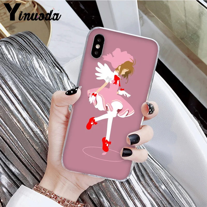 Yinuoda Cardcaptor Sakura Роскошный Уникальный Дизайн чехол для телефона Apple iPhone 8 7 6 6S Plus X XS MAX