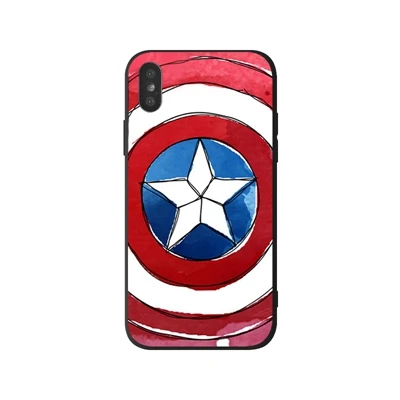 Мужской Marvel Мстители чехол для Apple IPhone 7 6s 6 плюс 8 X Ironman Xr Xs Max Супермен Мягкий в виде