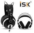 Шумоподавляющие Hi-Fi наушники ISK HP 980HP-980, Hi-Fi студийные наушники с закрытой спиной, с супер басами, PK K271S K272