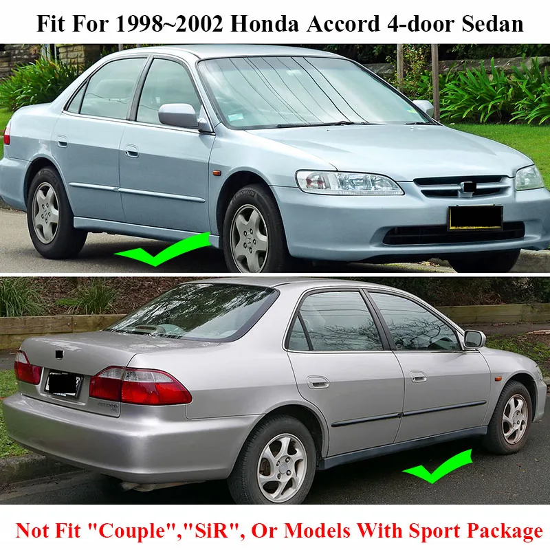 Набор литых брызговиков для Honda Accord 1998 2002 Брызговики передние задние брызговики