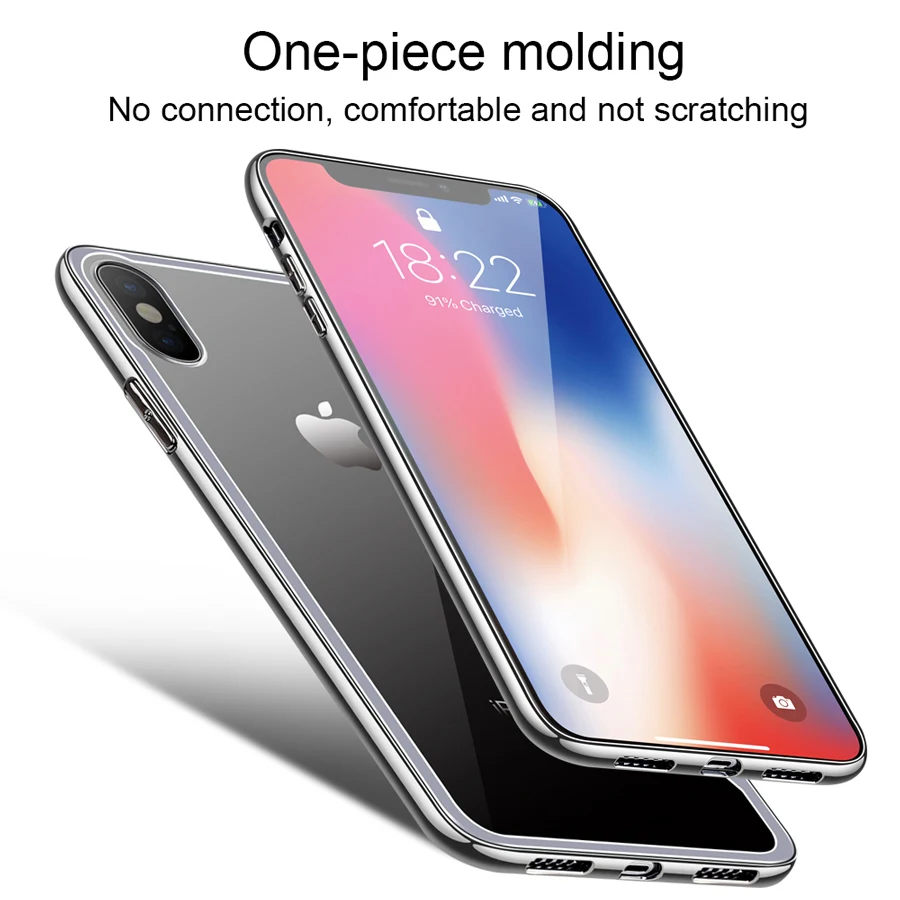 IQD защитный для iPhone X XS Max XR закаленное стекло чехол прозрачная задняя в виде ракушки чехол для iPhone 8 7 6 6s плюс новые бампер чехол xs
