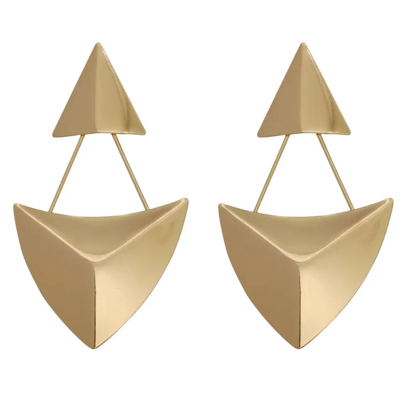 Модные Подвесные серьги 2019 мяч геометрический сплав для женщин Висячие в форме