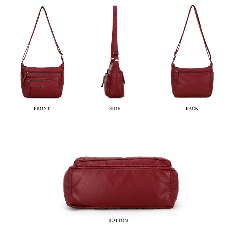 Angel Kiss Women Flip Crossbody Bags With Interior Zipper Pocket Multi Pockets XS160428-1 | Багаж и сумки