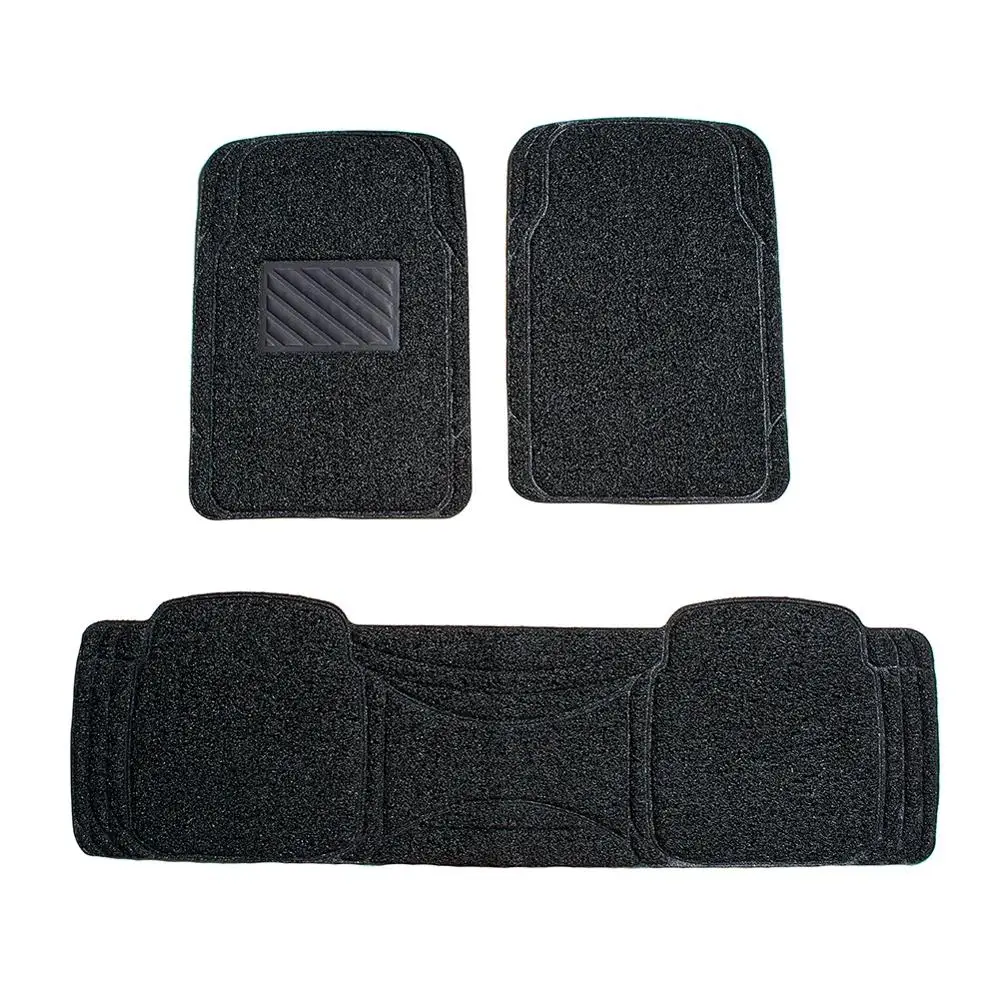 

Black Car Floor Mats Automobile Interior Accessories Floor Protection Mat For Front Rear Driver And Passenger