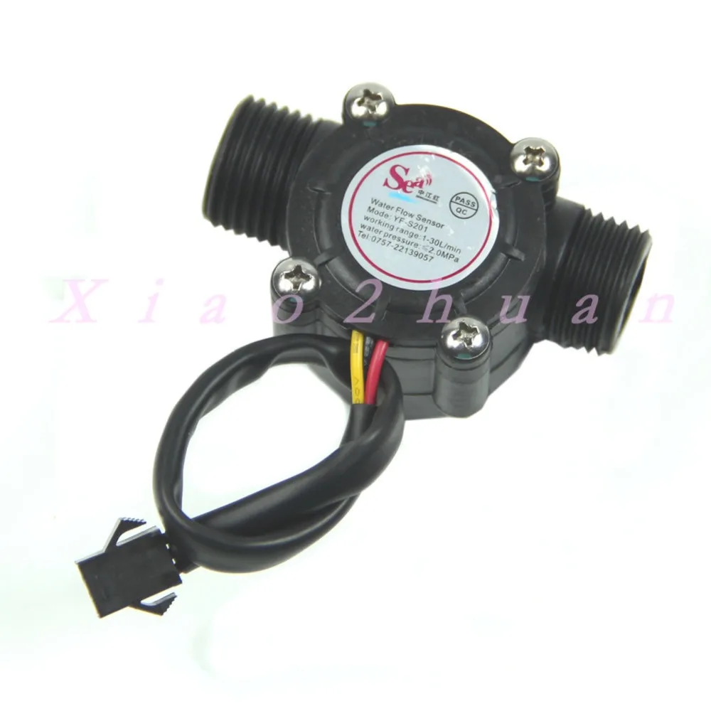 1PC Water Flow Sensor Flowmeter Hall Control 1-30L/min 2.0MPa-Y103 | Инструменты
