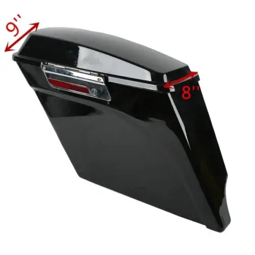 Мотоциклетные черные сумки из АБС пластика заднее крыло для Harley CVO Electra Street Glide King