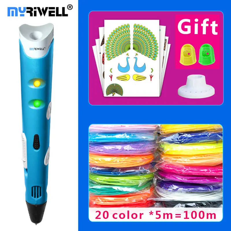 3d ручка myriwell ручки нить из АБС/пла пластика 1 75 мм 3 d SmartChild подарок на день рождения