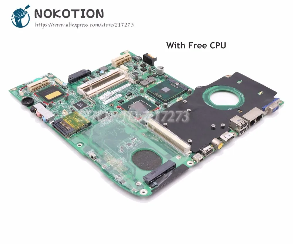 Материнская плата NOKOTION для ноутбука Acer aspire 5920G MBAGW06002 DA0ZD1MB6F0 MBAGW06001 PM965 DDR2 с