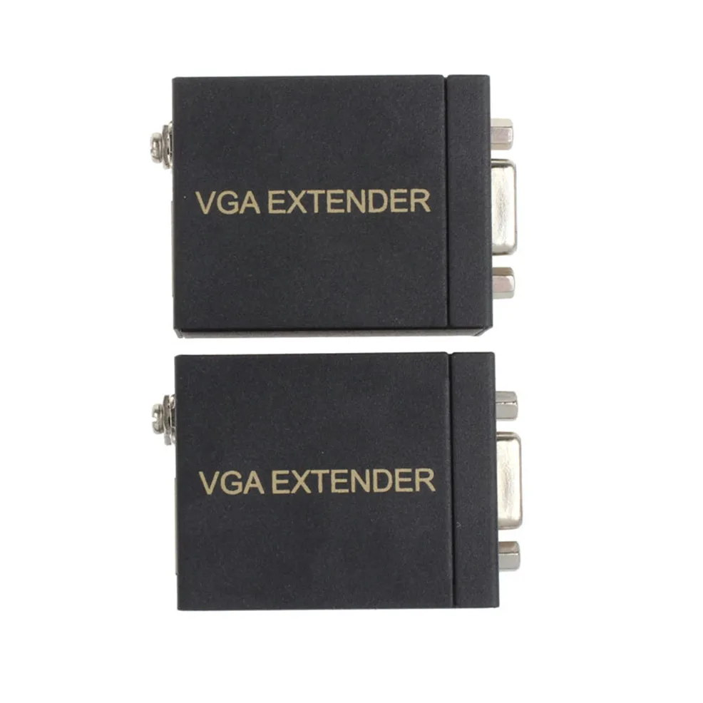 Надежный дропшиппинг VGA удлинитель сигнала 60 м усилитель RJ45 CAT 5e/6 Ethernet кабель|ethernet