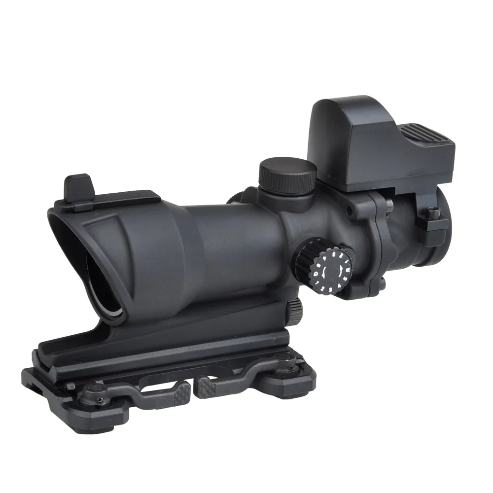 SEIGNEER ACOG 4*32 прицел красный/зеленый охотничий Снайперский с 20 мм креплением охота QD