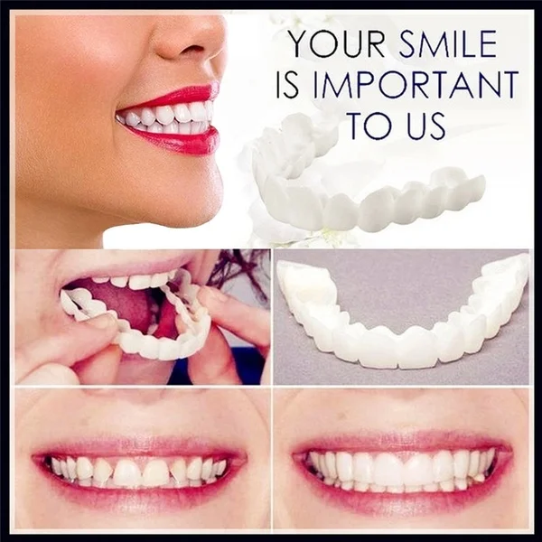 Зубные протезы Smile Fit Top косметический удобный чехол для зубов мгновенный комфорт