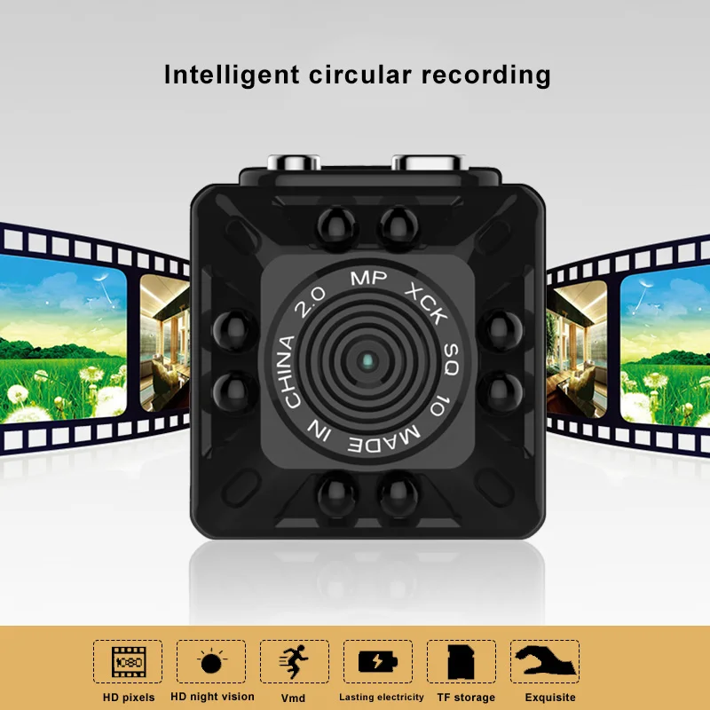 SQ10 мини Портативный FHD 1080 P Камера Active DV Ночное видение видеокамера Регистраторы