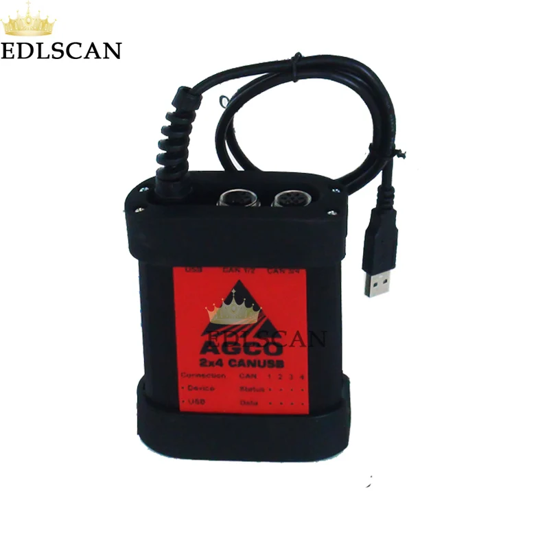 EDLSCAN сельскохозяйственная техника диагностический инструмент для AGCO диагностический комплект CANUSB с ноутбуком CF19