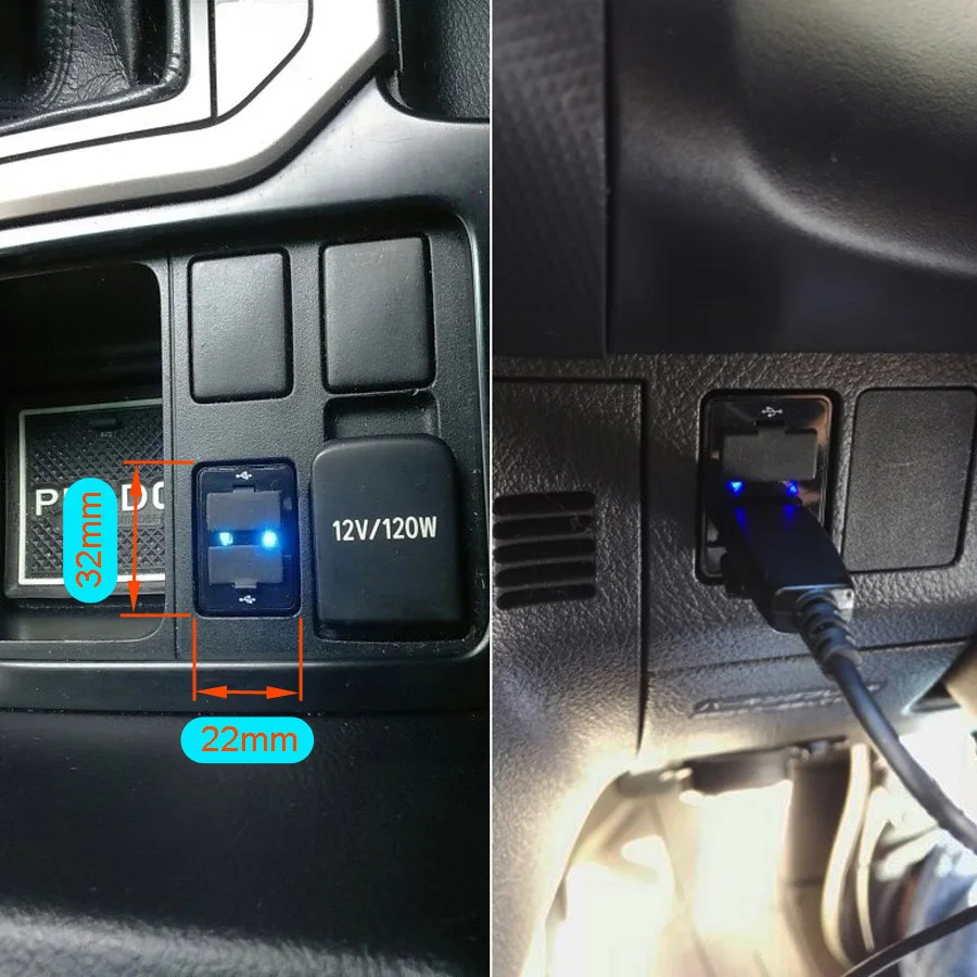 Зарядное устройство XCGaoon для автомобилей TOYOTA Corolla Auris Avensis RAV4 5 В 2 1 А USB интерфейс|car