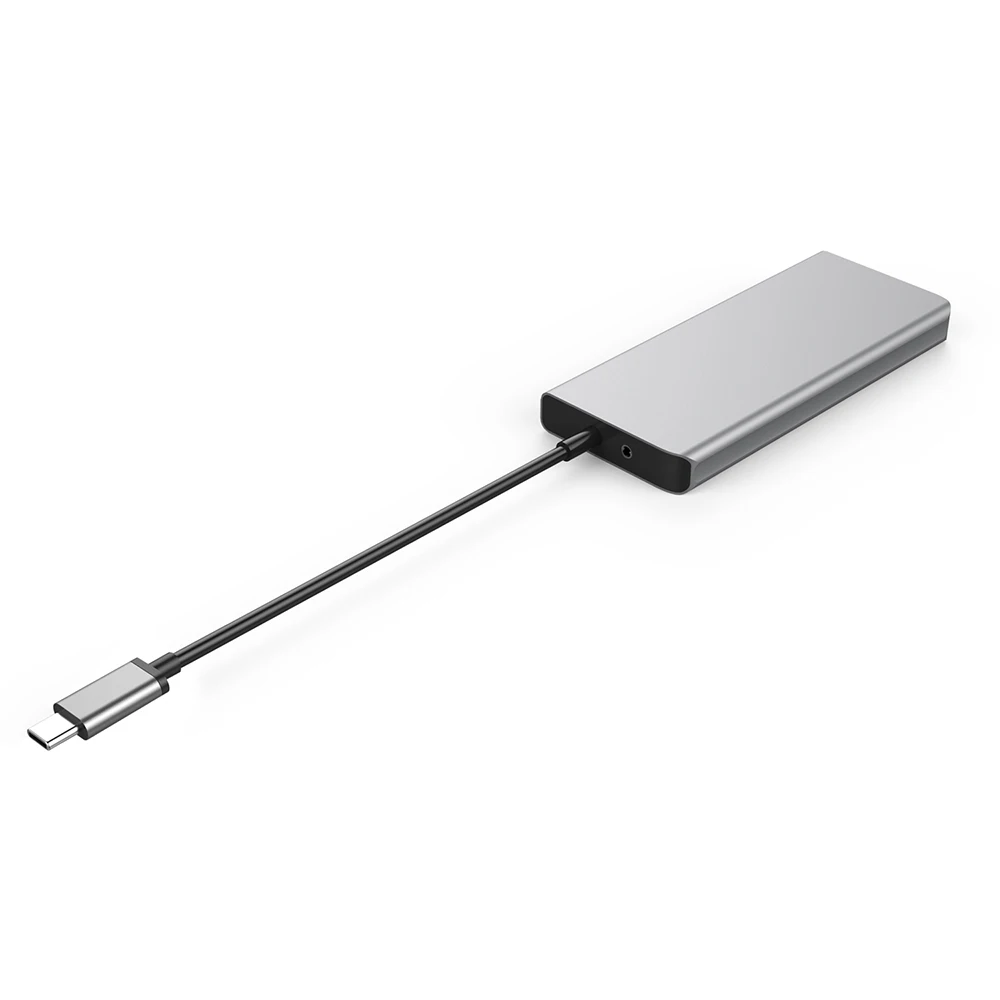 Zomy aluminum portable usb 3.1 HUB multiport USB-C to HDMI+USB 3.0+RJ45+PD+SD/TF 8 ports docking station for laptop MacBook | Компьютеры и