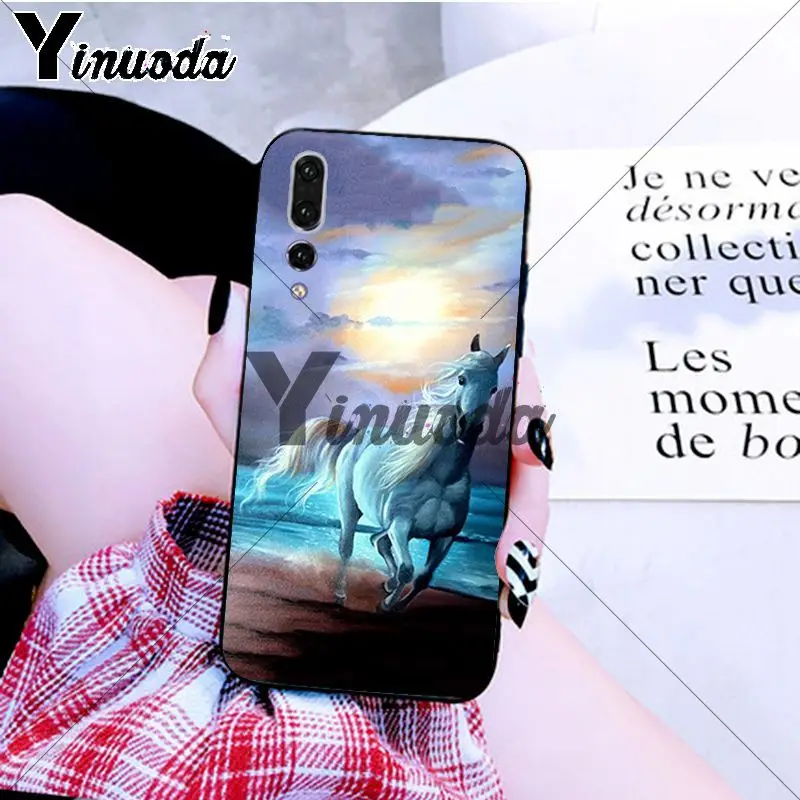 Yinuoda черный мягкий чехол из ТПУ для телефона Huawei P10 plus 20 pro P20 lite mate9 10 honor10