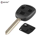 3-кнопочный автомобильный пульт дистанционного управления KEYYOU 50 шт.лот, чехол-брелок для Toyota Yaris Avensis Corolla RAV4 Camry Toy47 Blade