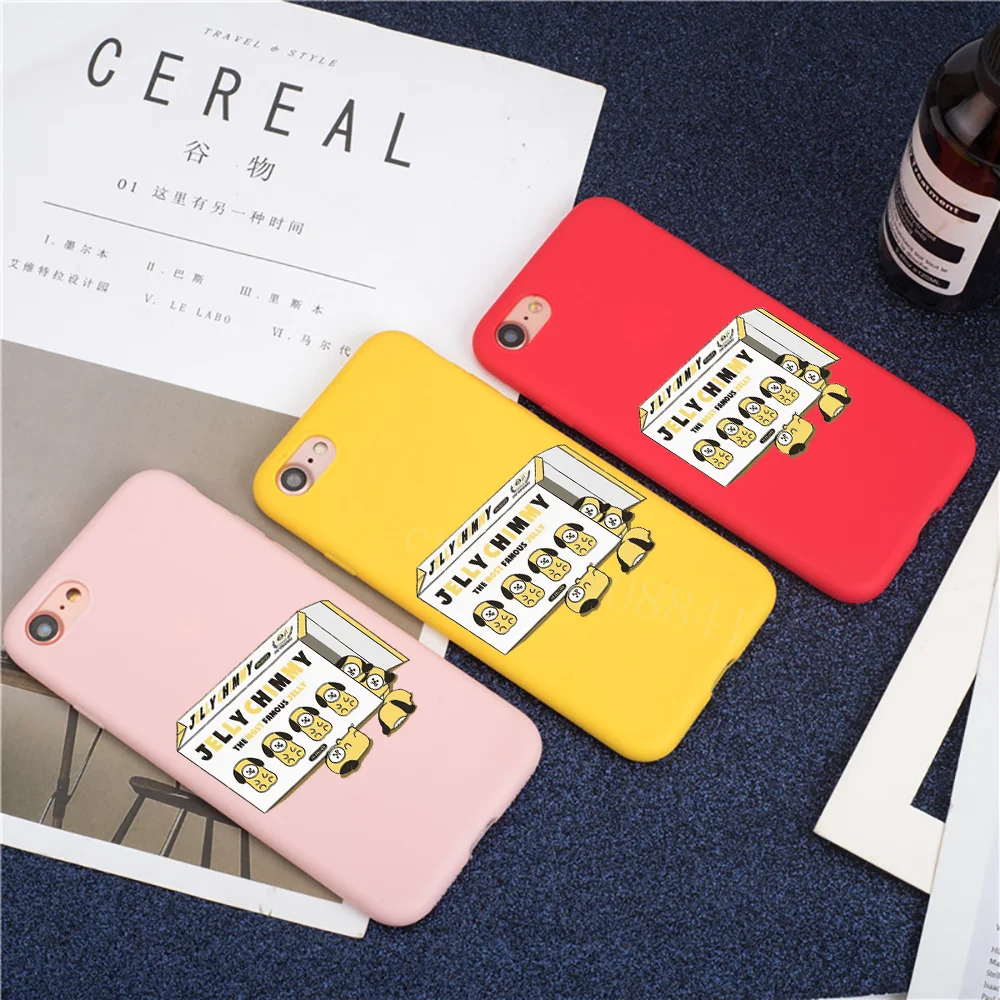 Силиконовые чехлы из ТПУ для iphone 6, 6 S, 7, 8 Plus, 5, 5S, SE, конфетная мягкая задняя крышка для iphone X, XR, XS MAX