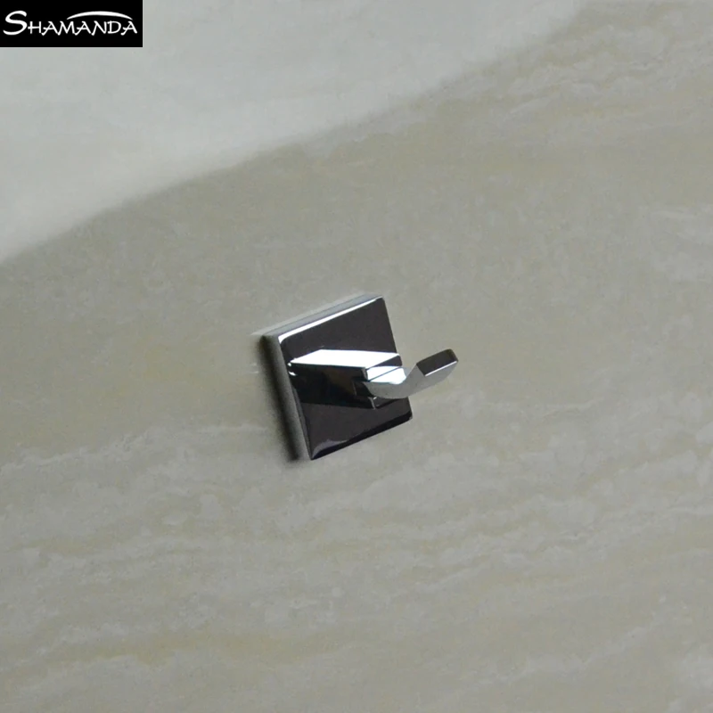 Бесплатная доставка крючок для халата одежды твердая латунь хромированная