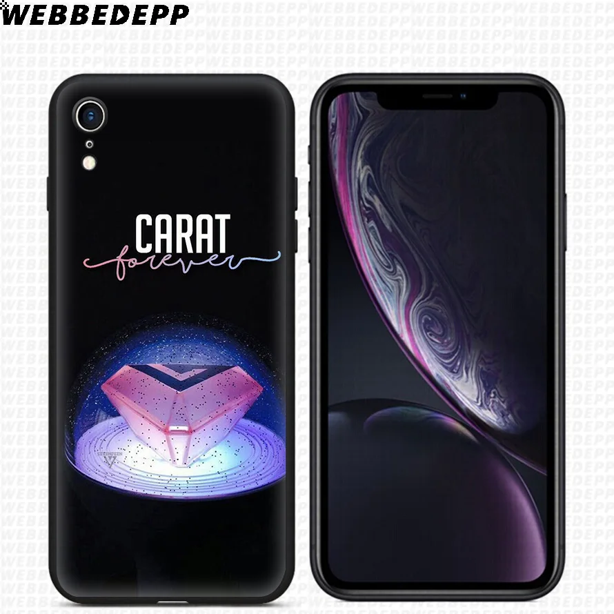 WEBBEDEPP Seventeen Bands Soft Silicone Case for iPhone 11 Pro Xr Xs Max X or 10 8 7 6 6S Plus 5 5S SE |