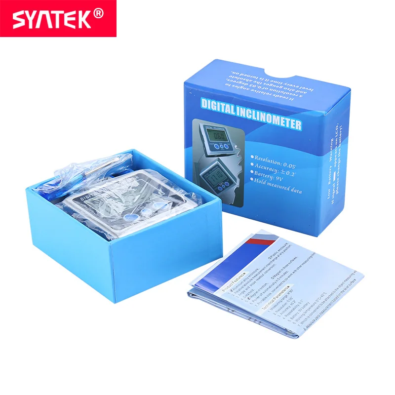 Syntek цифровой скос Box угол Калибр метр электронные уровень духа транспортир