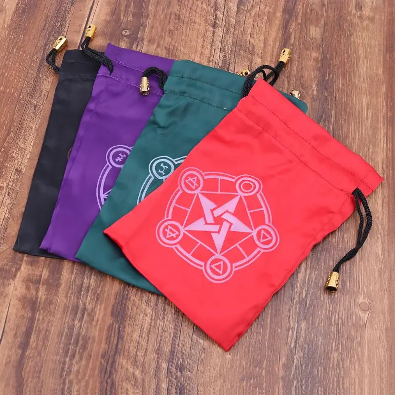 1 шт. пентаграмма атласная сумка Таро игрушка Ювелирные Изделия Drawstring посылка
