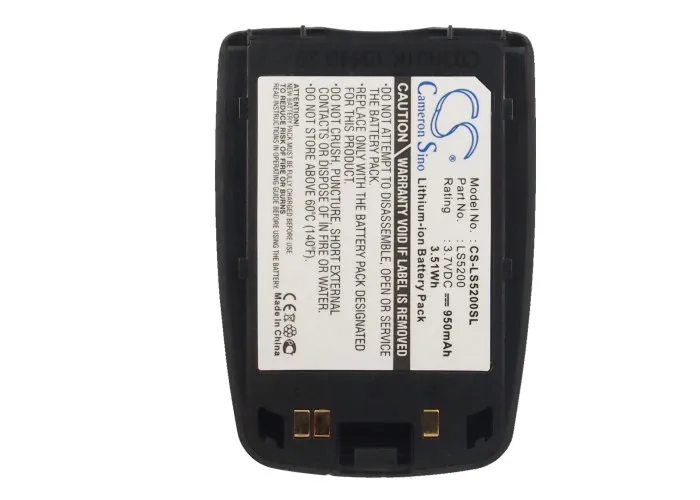 Аккумулятор Cameron Sino на 950 мАч для LG S5200|cameron sino|battery for lgbattery |