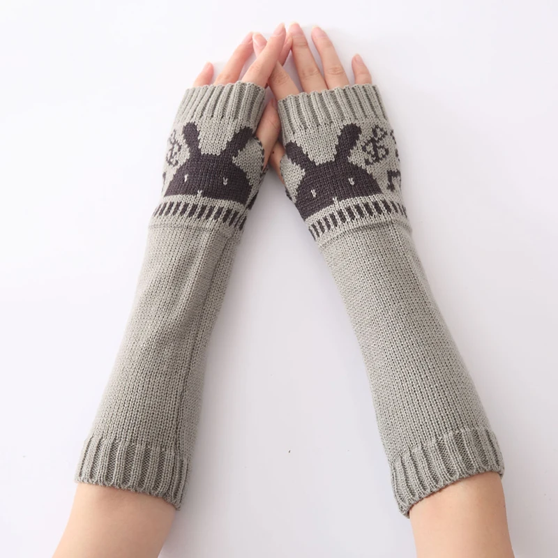 

YOZIRON Fashion Cotton Ladies Winter Gloves Girls Mittens Free Size Solid Color Warm Winter Autumn Adult Knitted Mitten