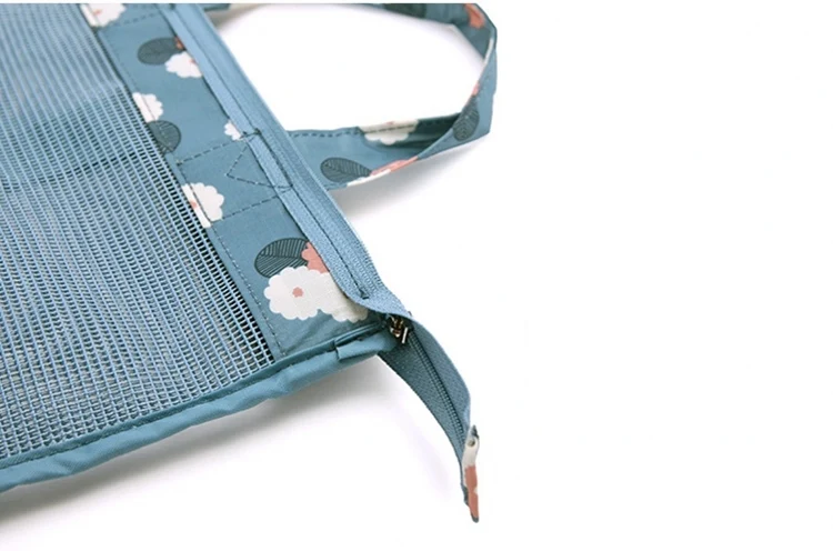 Новая брендовая портативная дорожная Женская сетчатая косметичка сумка