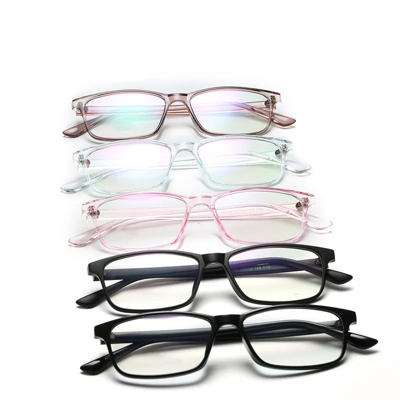 

KESMALL Anti Blue Ray Prescription Glasses Women Men Optical Computer Eyeglasses Clear Frame Reading Myopia Eye Glasses YJ1239P