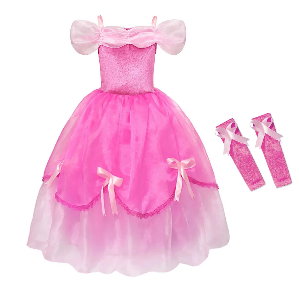 

YOFEEL Girls Princess Belle Dress up Costume Cosplay Aurora Cendrillon Bella Beauty and The Beast Sleeping Beauty Fancy Dresses