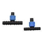 Сельскохозяйственный коннектор для капельного тройника, 58 дюйма, переходник для шланга теплицы, фитинги для системы орошения сада, 5 шт.